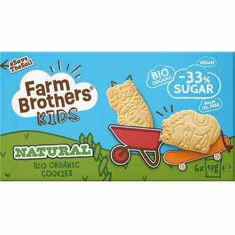 Boerderijkoekjes Naturel 48 Uitdeelzakjes (biologisch)